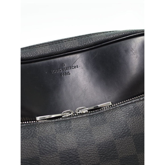 Louis Vuitton Graphite Black Shoulder PM Dayton Bag Damier - Picture 5 of 8